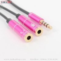 Jack chia audio và micro JSJ C2-1