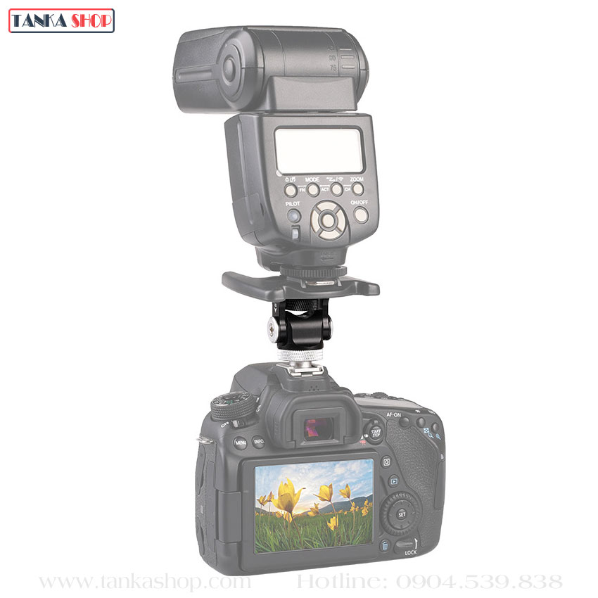 Đế gắn đèn flash vào chân hotshoe máy ảnh Đế gắn đèn flash vào chân hotshoe máy ảnh