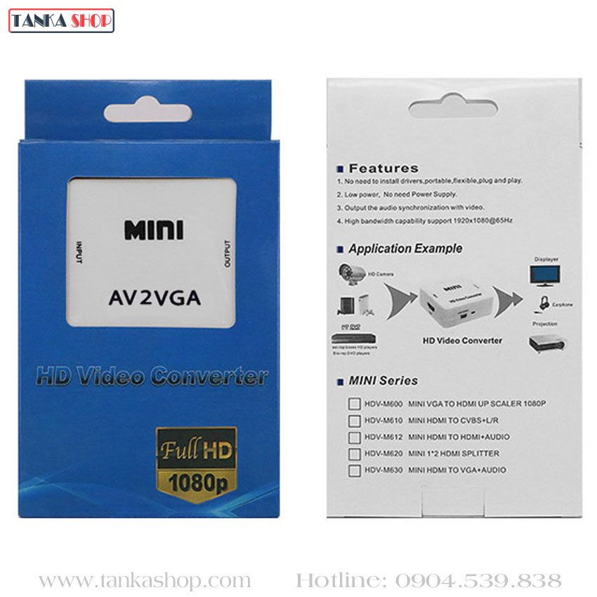 AV to VGA Mini AV2VGA